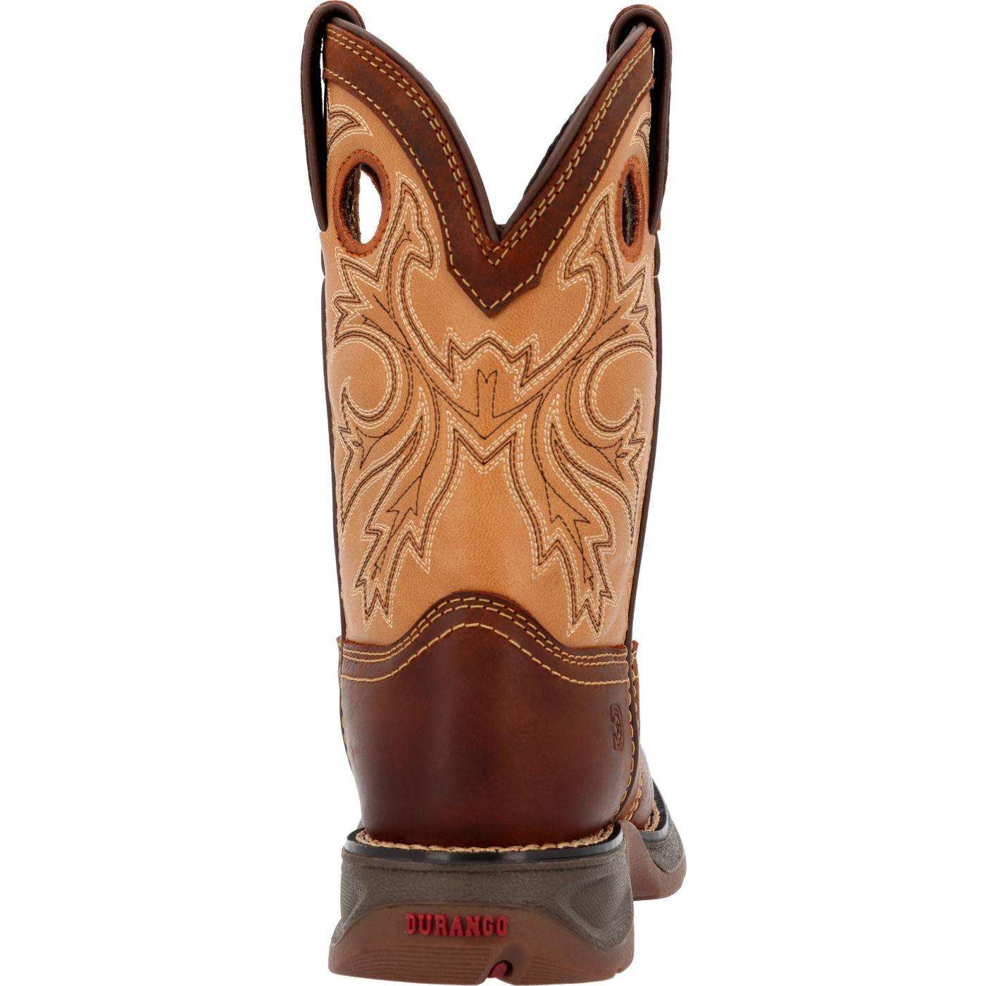 Lil’ Rebel by Durango Big Kids Brown Tan Western Boot - Durango - Flyclothing LLC