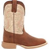 Durango Lil' Rebel Pro™ Little Kids' Coffee and Bone Western Boot - Durango - Flyclothing LLC