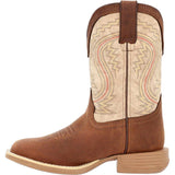 Durango Lil' Rebel Pro™ Big Kids' Coffee and Bone Western Boot - Durango - Flyclothing LLC