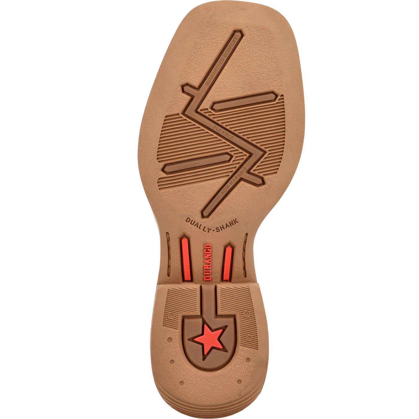 Durango Lil' Rebel Pro™ Big Kid's Trail Brown and White Western Boot - Durango - Flyclothing LLC