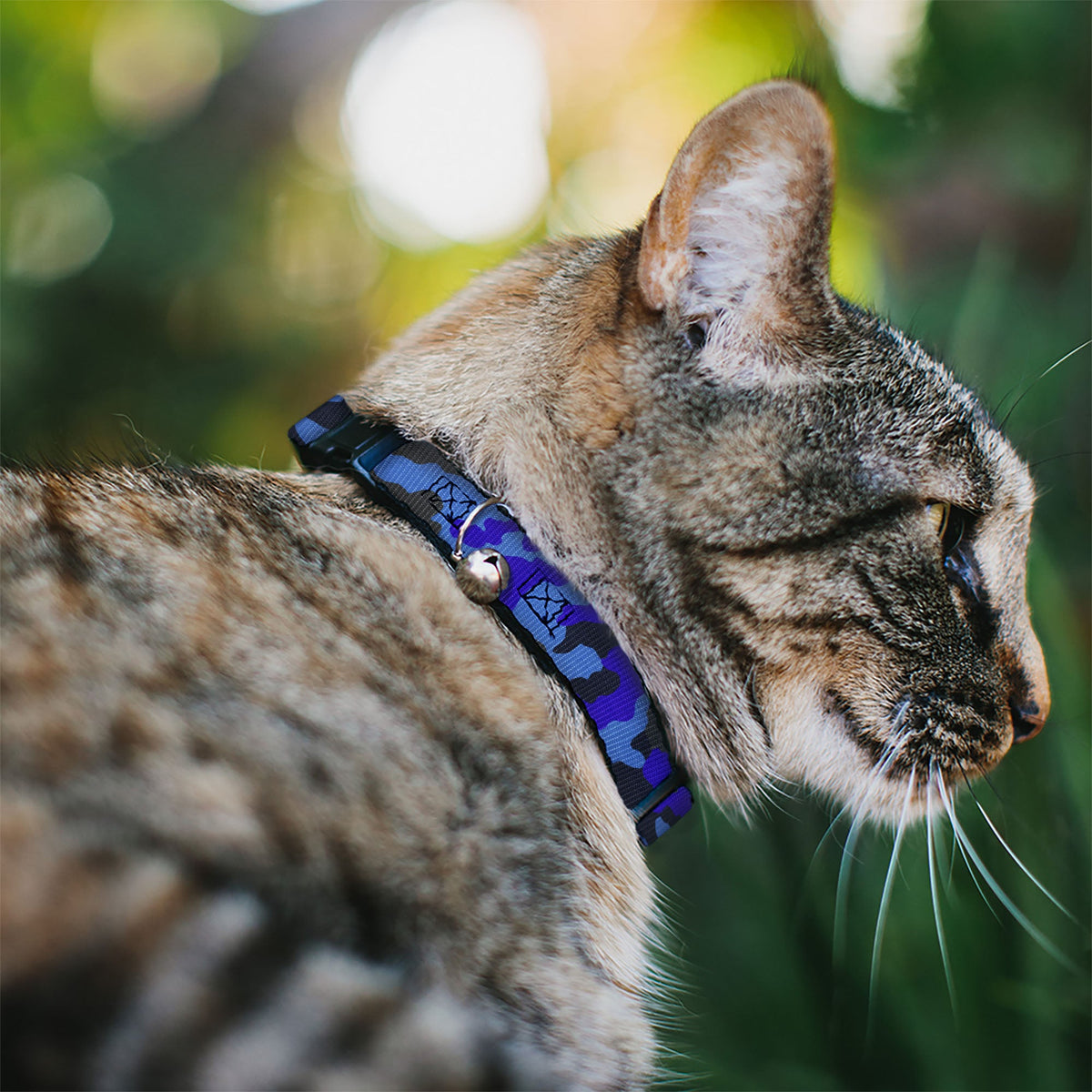 Cat Collar Breakaway - Camo Blue - Buckle-Down - Flyclothing LLC