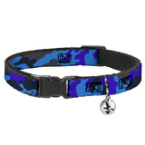 Cat Collar Breakaway - Camo Blue - Buckle-Down - Flyclothing LLC