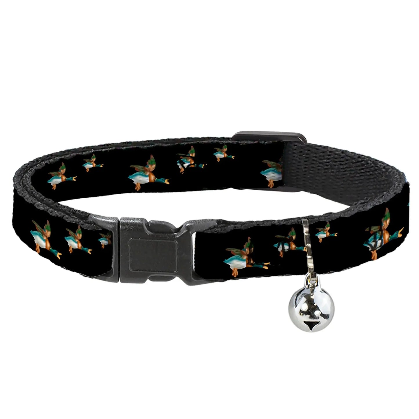Cat Collar Breakaway - Flying Mallards Black - Buckle-Down - Flyclothing LLC