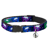 Cat Collar Breakaway - Laser Eye Cats in Space - Buckle-Down - Flyclothing LLC