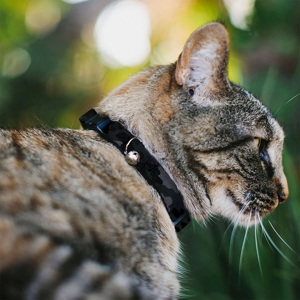Cat Collar Breakaway - Camo Charcoal - Buckle-Down - Flyclothing LLC