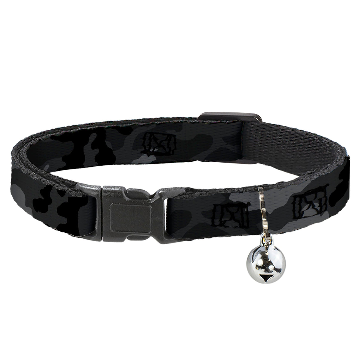 Cat Collar Breakaway - Camo Charcoal - Buckle-Down - Flyclothing LLC