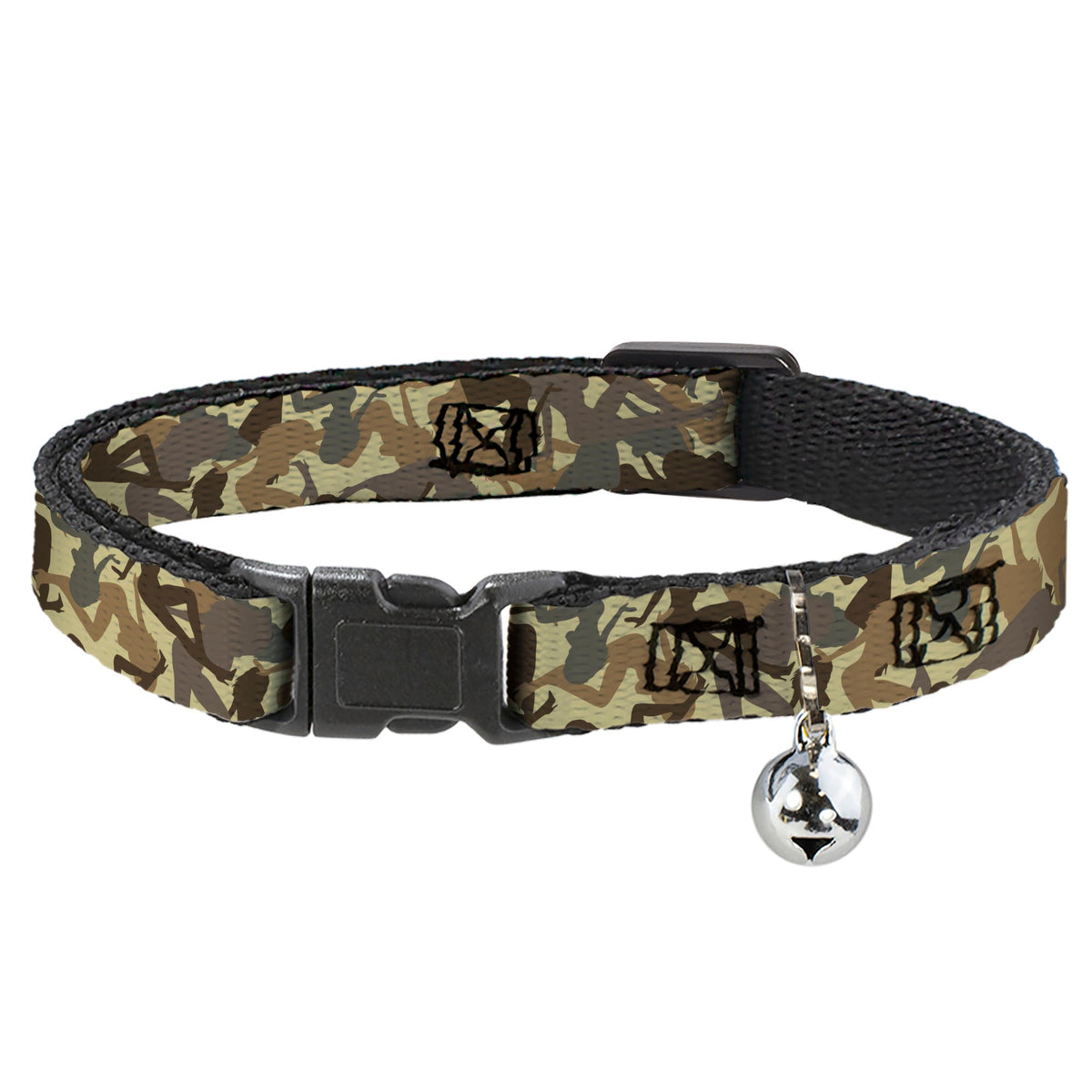 Cat Collar Breakaway - Mud Flap Girls Camo Browns - Buckle-Down - Flyclothing LLC