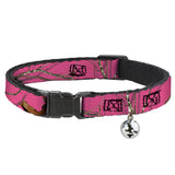 Cat Collar Breakaway - Mossy Oak Country Roots Camo Fuchsia - Buckle-Down - Flyclothing LLC