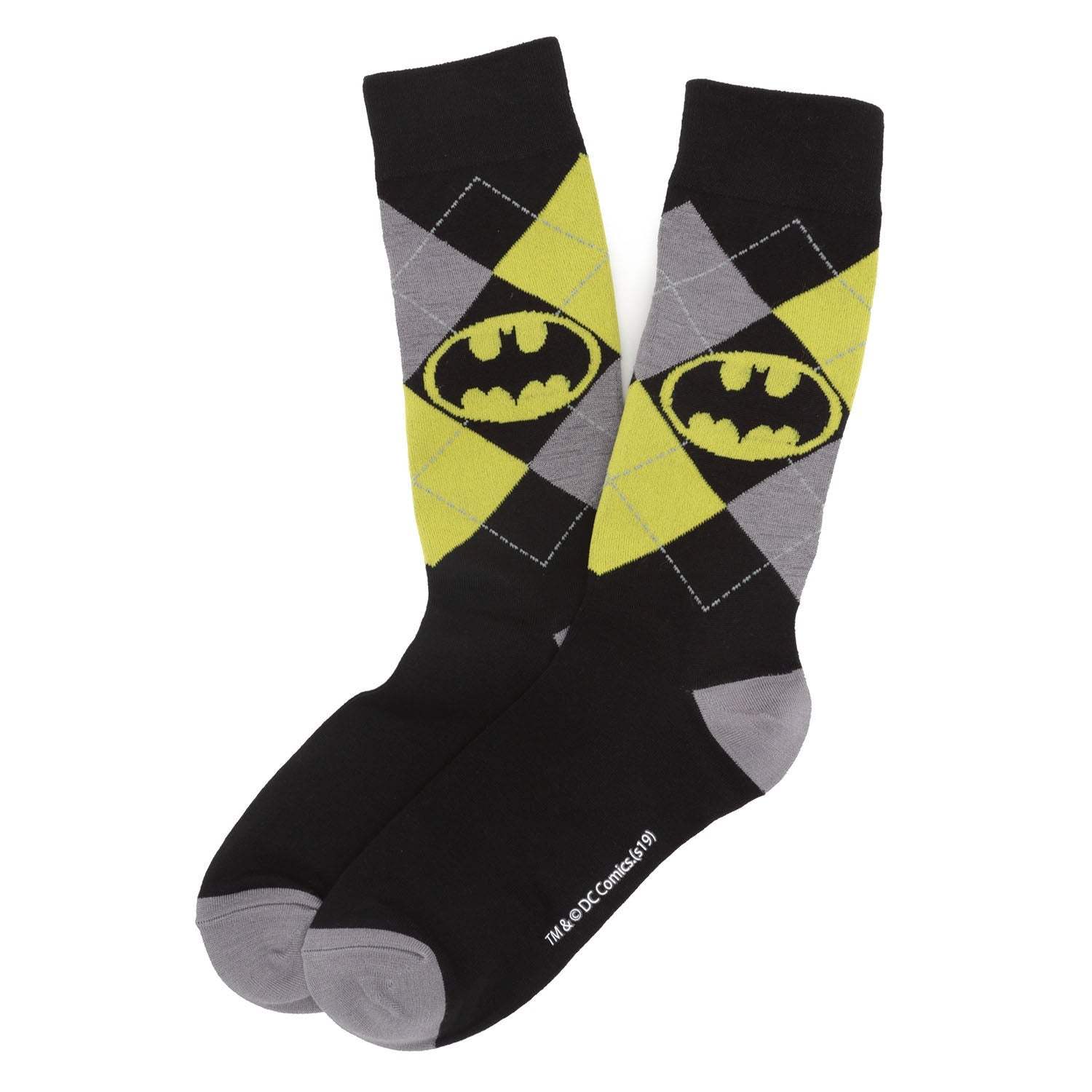 DC Batman Argyle Classic Sock - Cufflinks.com - Flyclothing LLC
