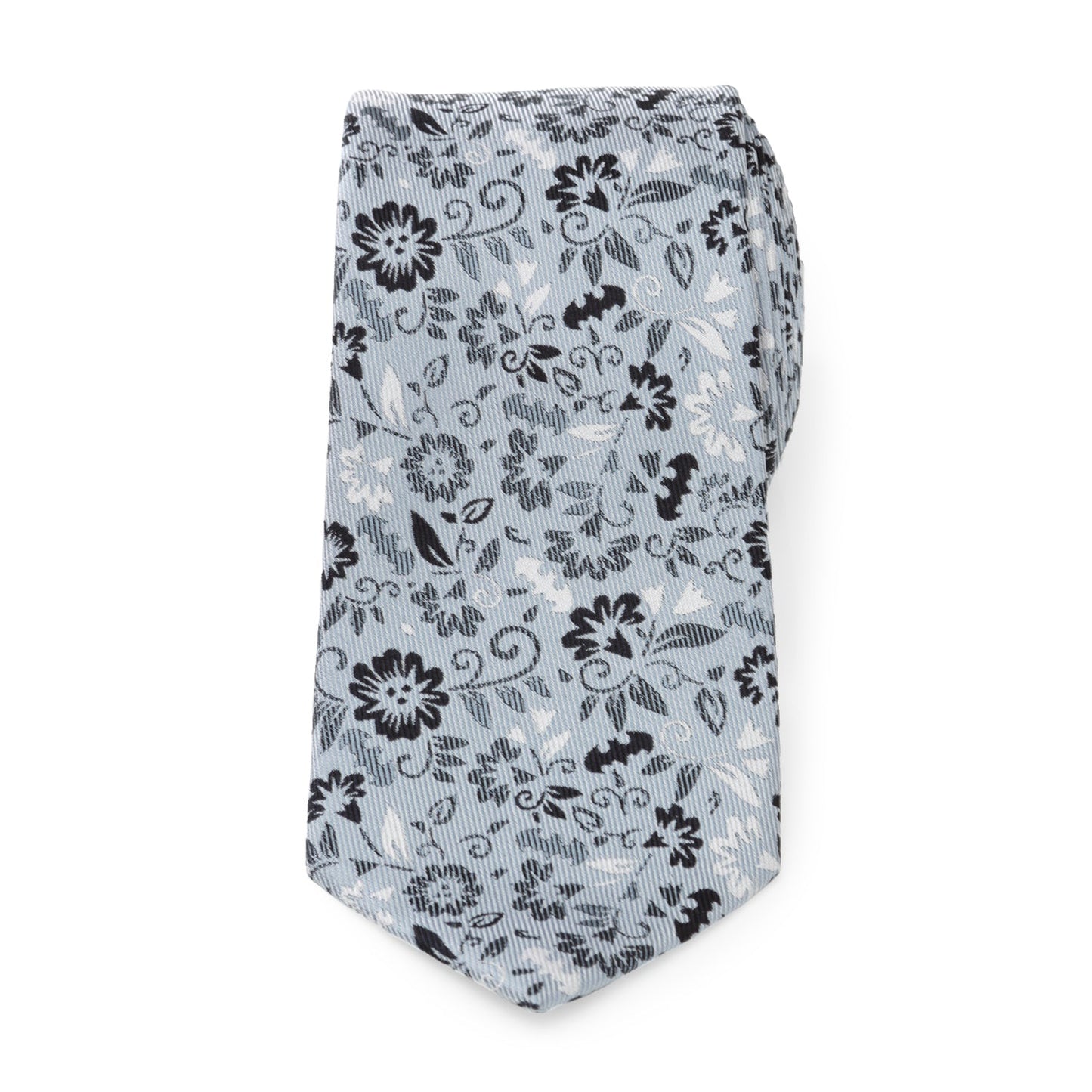 DC Batman Patterned Floral Blue Men's Tie - Cufflinks.com - Flyclothing LLC