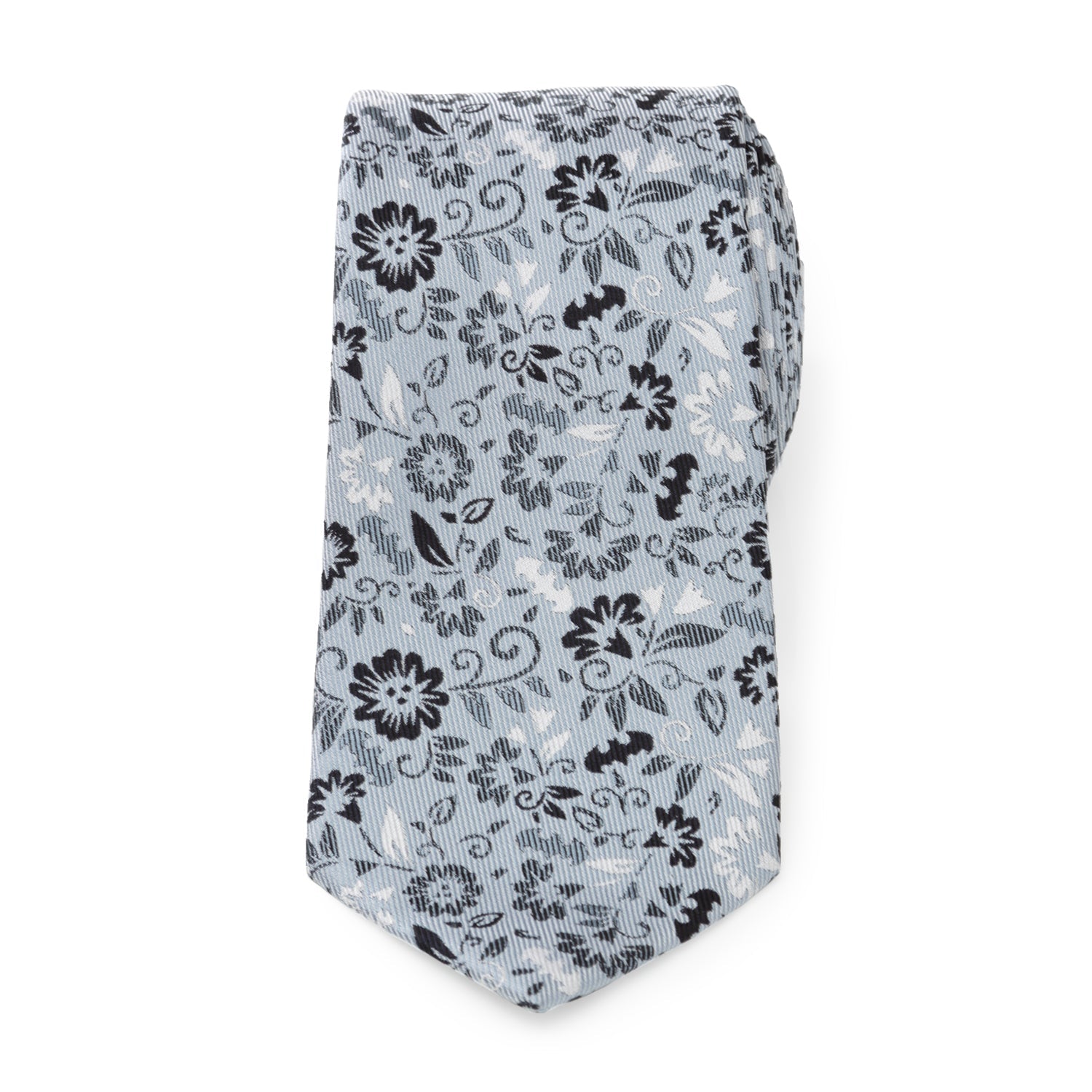 DC Batman Patterned Floral Blue Men's Tie - Cufflinks.com - Flyclothing LLC