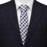 DC Batman Plaid Navy Men's Tie - Cufflinks.com - Flyclothing LLC