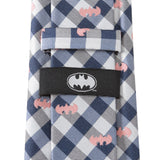 DC Batman Plaid Navy Men's Tie - Cufflinks.com - Flyclothing LLC