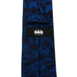 DC Batman Comic Blue Tie - Cufflinks.com - Flyclothing LLC