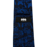 DC Batman Comic Blue Tie