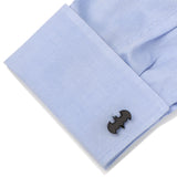 DC Batman Stainless Steel Carbon Fiber Cufflinks