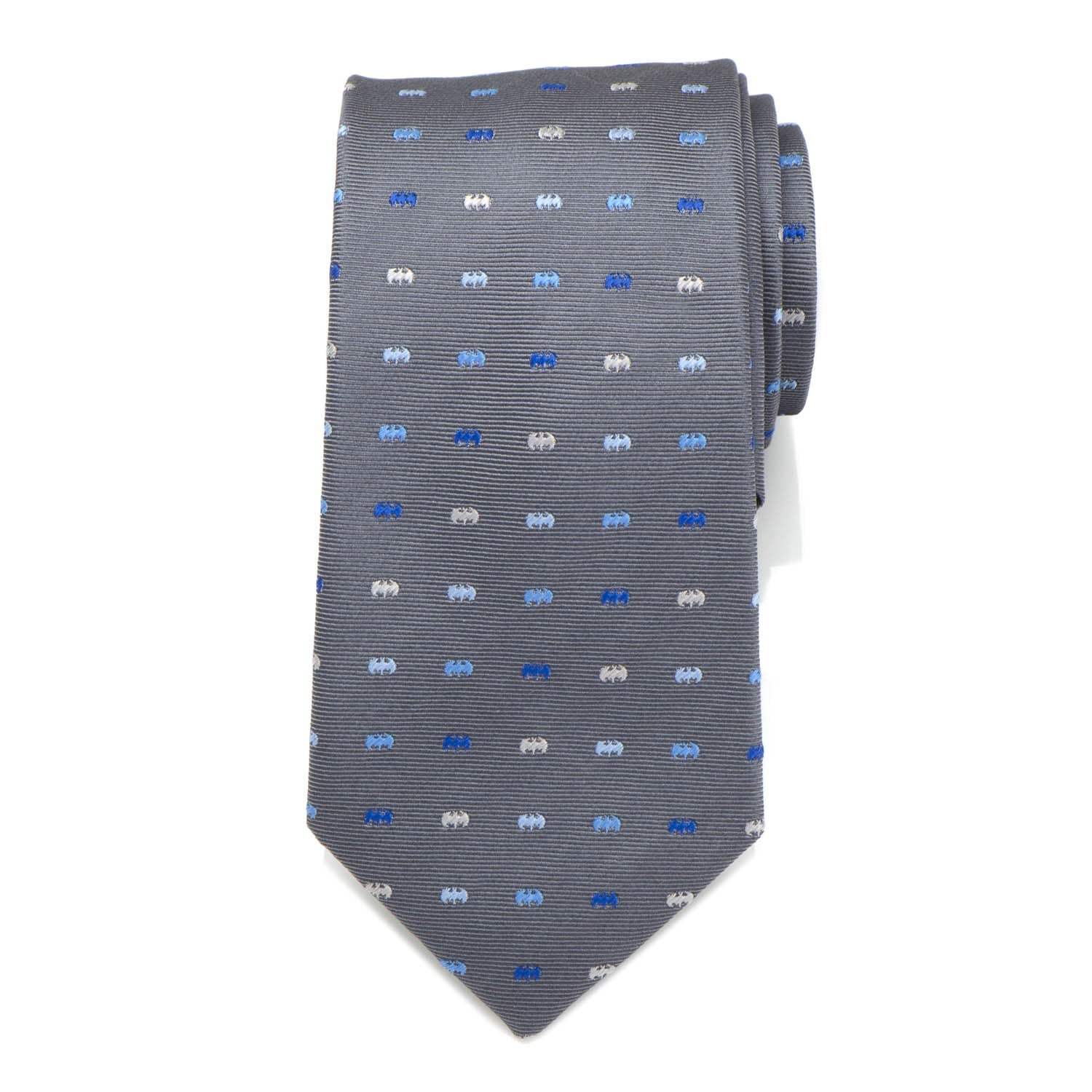 DC Batman Icon Gray Mens Tie - Cufflinks.com - Flyclothing LLC