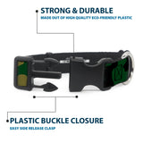Plastic Clip Collar - Camo Olive