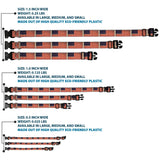 Plastic Clip Collar - American Flag Weathered Color Repeat - Buckle-Down - Flyclothing LLC