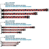 Plastic Clip Collar - Americana Stars & Stripes Red/White/Blue/White - Buckle-Down - Flyclothing LLC