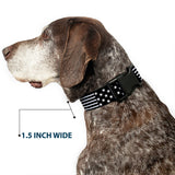 Plastic Clip Collar - Americana Stars & Stripes2 Black/White - Buckle-Down - Flyclothing LLC
