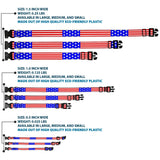 Plastic Clip Collar - Americana Stars & Stripes3 Red/White/Blue - Buckle-Down - Flyclothing LLC