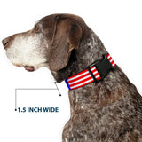 Plastic Clip Collar - Americana Stars & Stripes3 Red/White/Blue - Buckle-Down - Flyclothing LLC