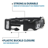 Plastic Clip Collar - Camo White