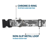 Plastic Clip Collar - Camo White