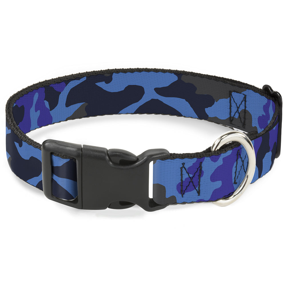 Plastic Clip Collar - Camo Blue - Buckle-Down - Flyclothing LLC