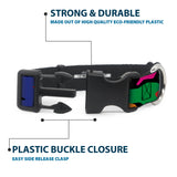 Plastic Clip Collar - Camo Multi Neon