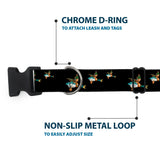Plastic Clip Collar - Flying Mallards Black - Buckle-Down - Flyclothing LLC