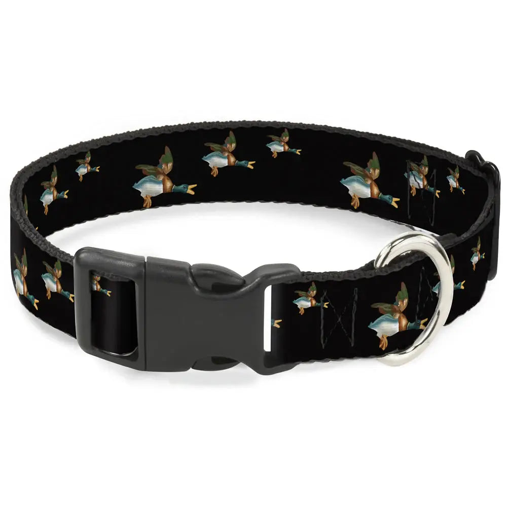 Plastic Clip Collar - Flying Mallards Black - Buckle-Down - Flyclothing LLC