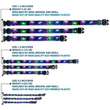 Plastic Clip Collar - Laser Eye Cats in Space - Buckle-Down - Flyclothing LLC