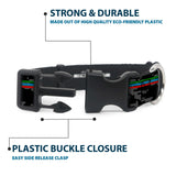 Plastic Clip Collar - Racing Stripes/Digital Camo Black/Gray/Green/Blue/Red