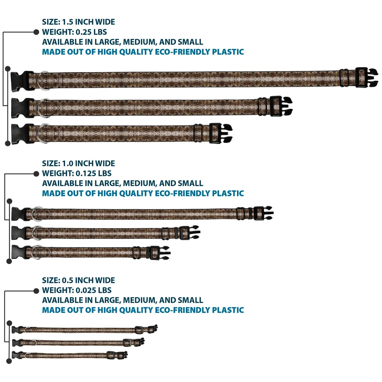 Plastic Clip Collar - Snake Skin 2 - Buckle-Down - Flyclothing LLC
