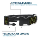 Plastic Clip Collar - Top Skulls Black/Camo Olive - Buckle-Down - Flyclothing LLC