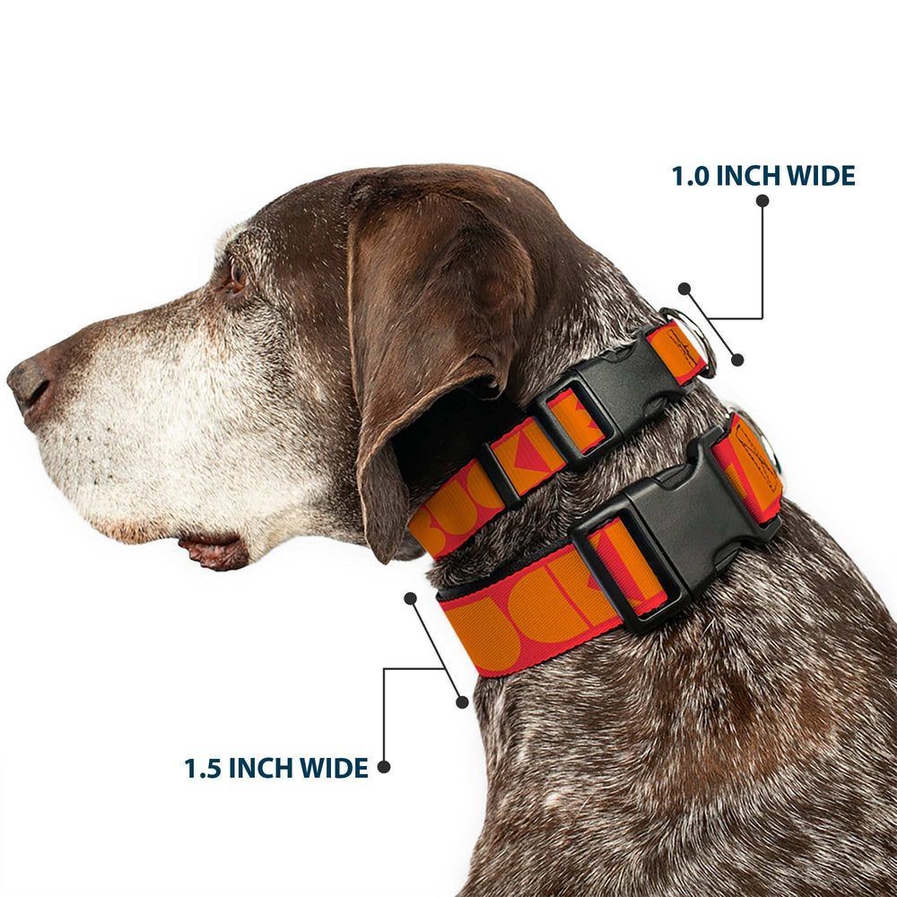 Plastic Clip Collar - BUCKLE-DOWN Shapes Red/Orange - Buckle-Down - Flyclothing LLC