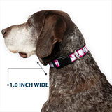 Plastic Clip Collar - BUCKLE-DOWN Shapes Hot Pink/White - Buckle-Down - Flyclothing LLC