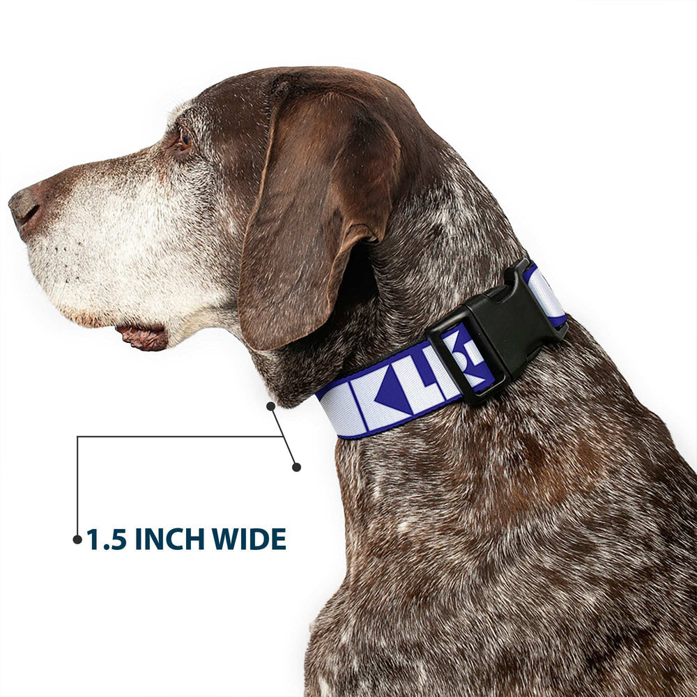 Plastic Clip Collar - BUCKLE-DOWN Shapes Blue/White - Buckle-Down - Flyclothing LLC