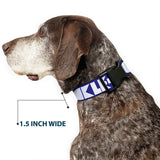 Plastic Clip Collar - BUCKLE-DOWN Shapes Blue/White - Buckle-Down - Flyclothing LLC