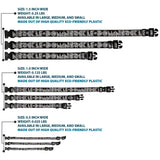 Plastic Clip Collar - BUCKLE-DOWN Shapes Black/Camo White/Black - Buckle-Down - Flyclothing LLC