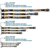 Plastic Clip Collar - Cali License Plates Stacked