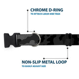 Plastic Clip Collar - Camo Charcoal