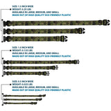 Plastic Clip Collar - Camo Olive Skull Yard - Buckle-Down - Flyclothing LLC
