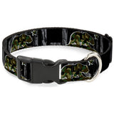 Plastic Clip Collar - CALIFORNIA/Flag Bear Black/Camo Gray/Camo Olive