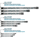 Plastic Clip Collar - Digital Camo2 Grays