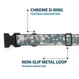 Plastic Clip Collar - Digital Camo2 Grays