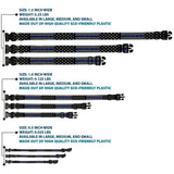 Plastic Clip Collar - FAFO FUCK AROUND AND FIND OUT Thin Blue Line Flag - Buckle-Down - Flyclothing LLC