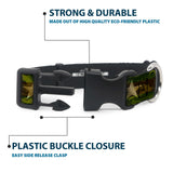 Plastic Clip Collar - Star Camo Olive/Gold - Buckle-Down - Flyclothing LLC